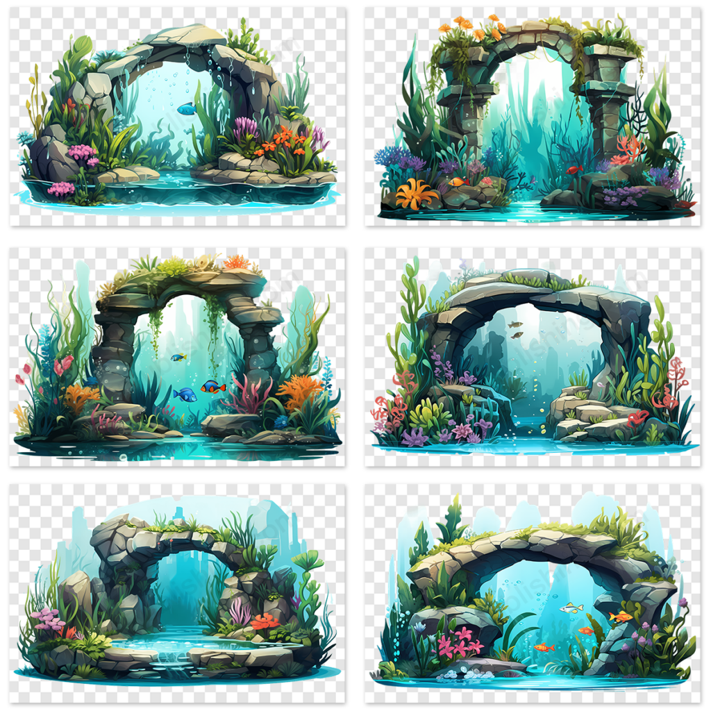 Water Arch Background