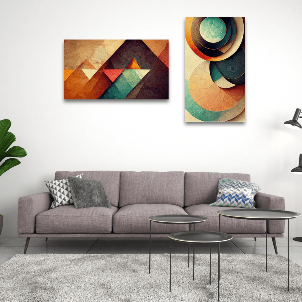 Abstract Geometry Wall Art