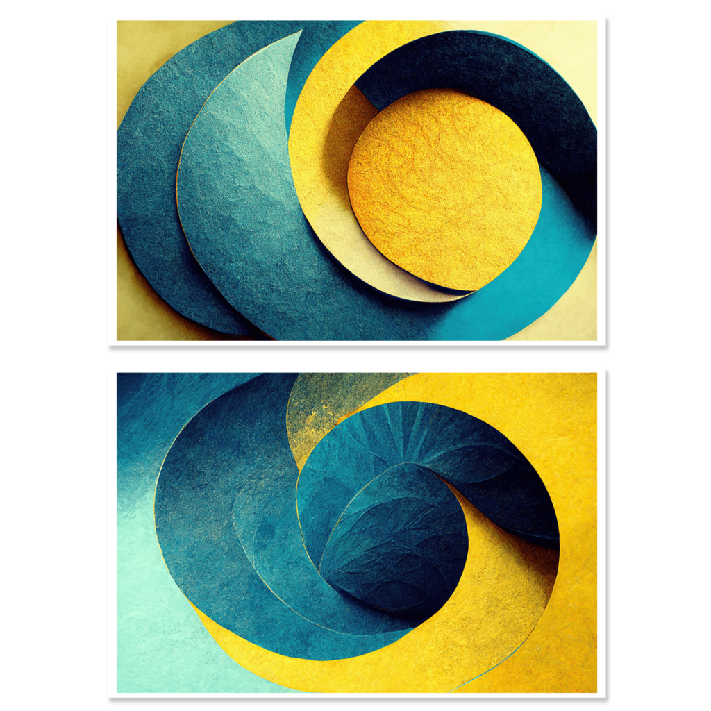 Blue and Yellow Geometry