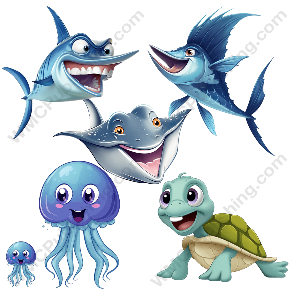 Sea Creatures Set 2