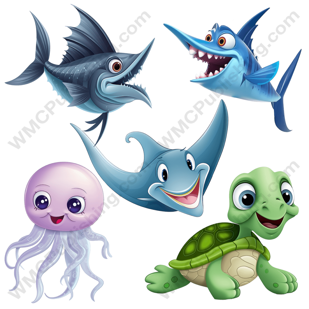 Sea Creatures Set 2