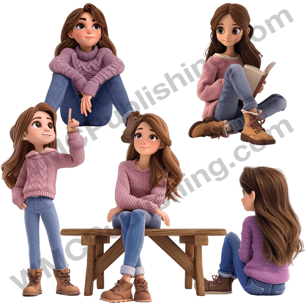 Girl in a Purple Sweater