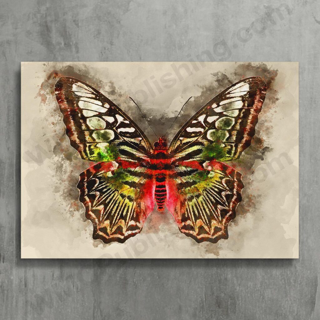 Clipper Butterfly Wall Art Print
