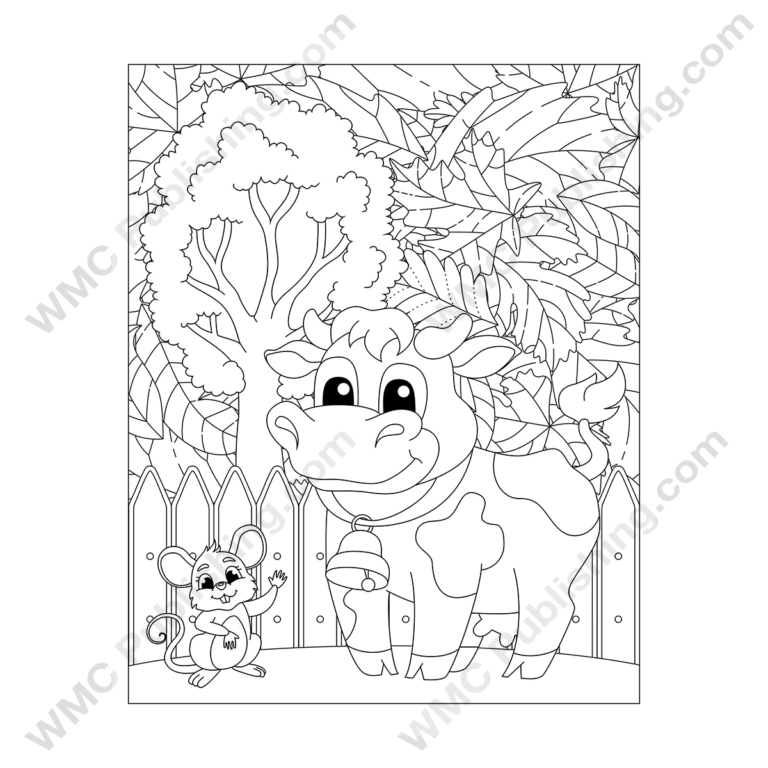 Cow Coloring Pages