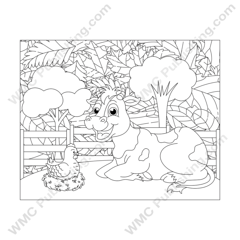 Cow Coloring Pages