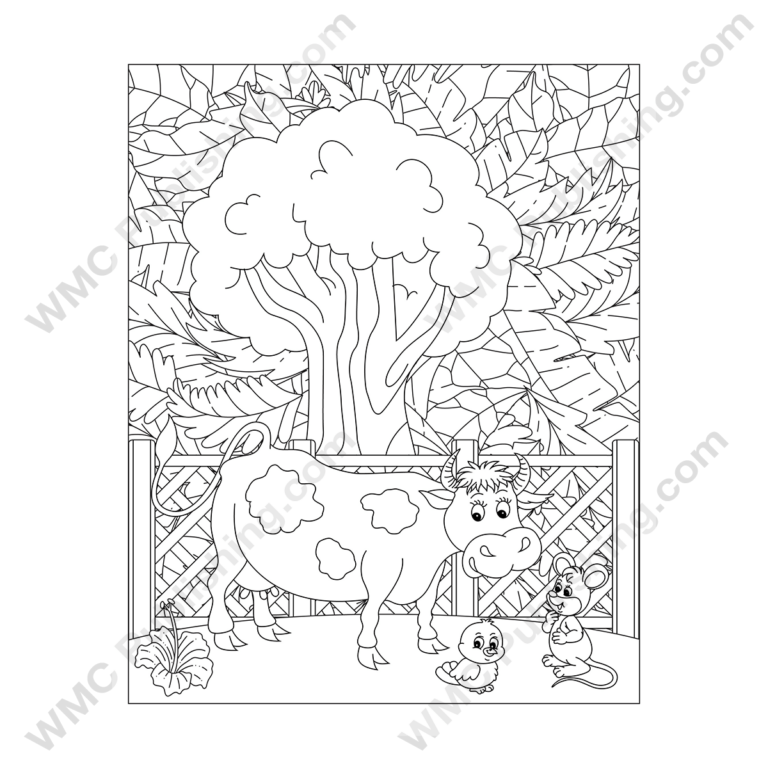 Cow Coloring Pages