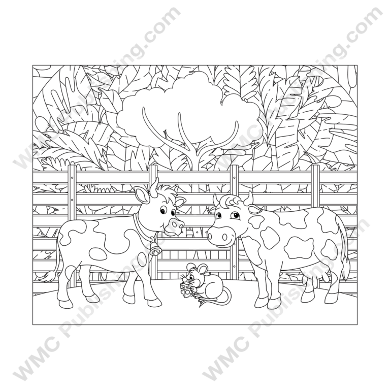 Cow Coloring Pages