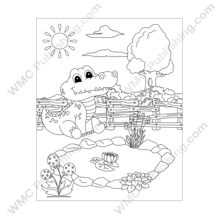 Crocodile Coloring Pages