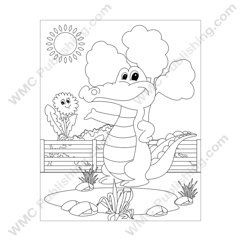 Crocodile Coloring Pages
