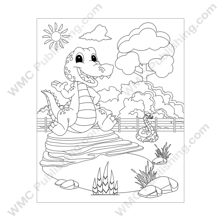 Crocodile Coloring Pages
