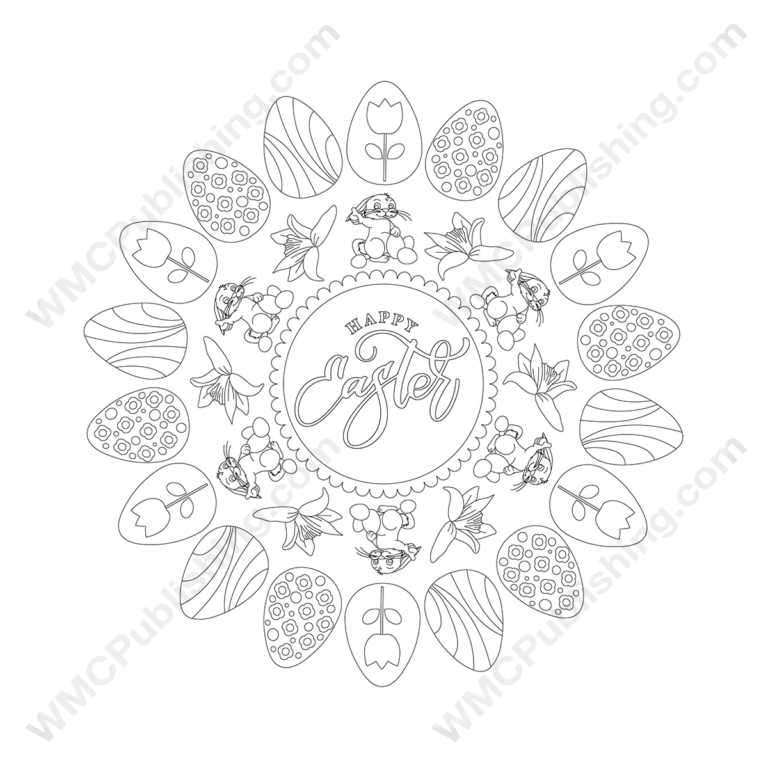 Easter Coloring Page