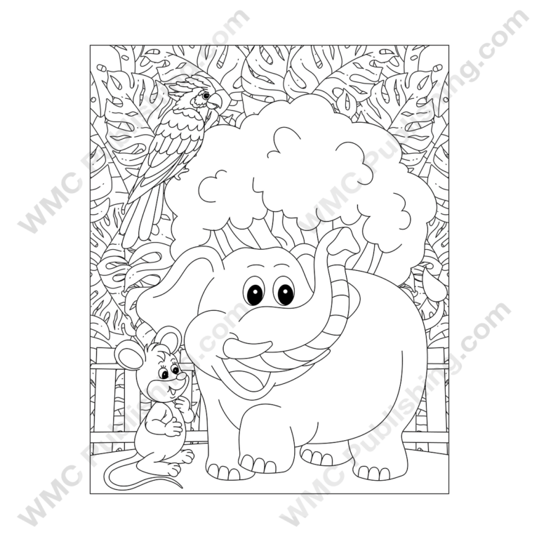 Elephant Coloring Pages