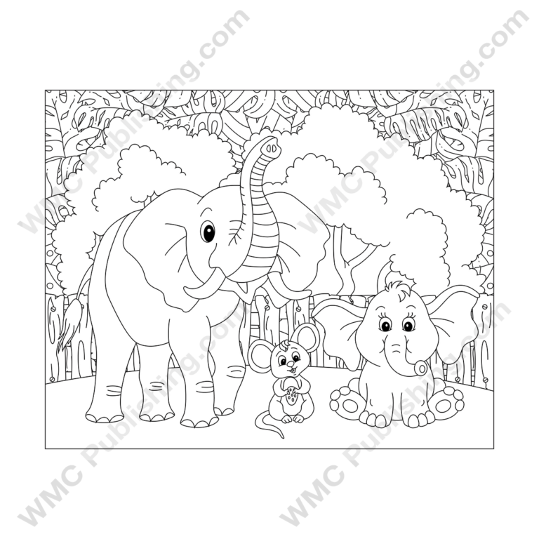 Elephant Coloring Pages