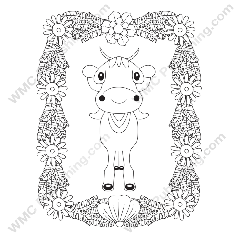 Funny Cow Coloring Pages