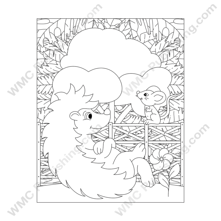 Hedgehog Coloring Pages