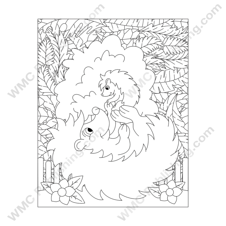 Hedgehog Coloring Pages