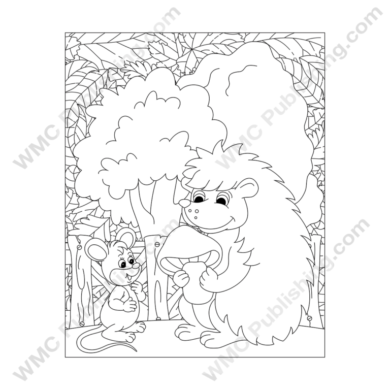 Hedgehog Coloring Pages