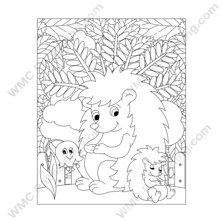 Hedgehog Coloring Pages