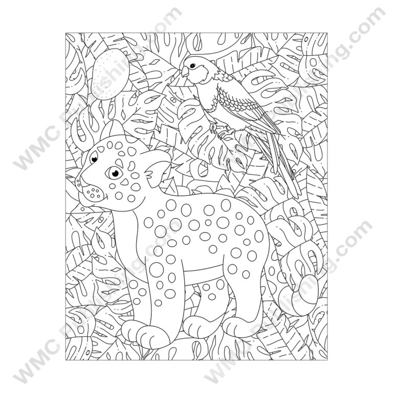 Leopard Coloring Pages