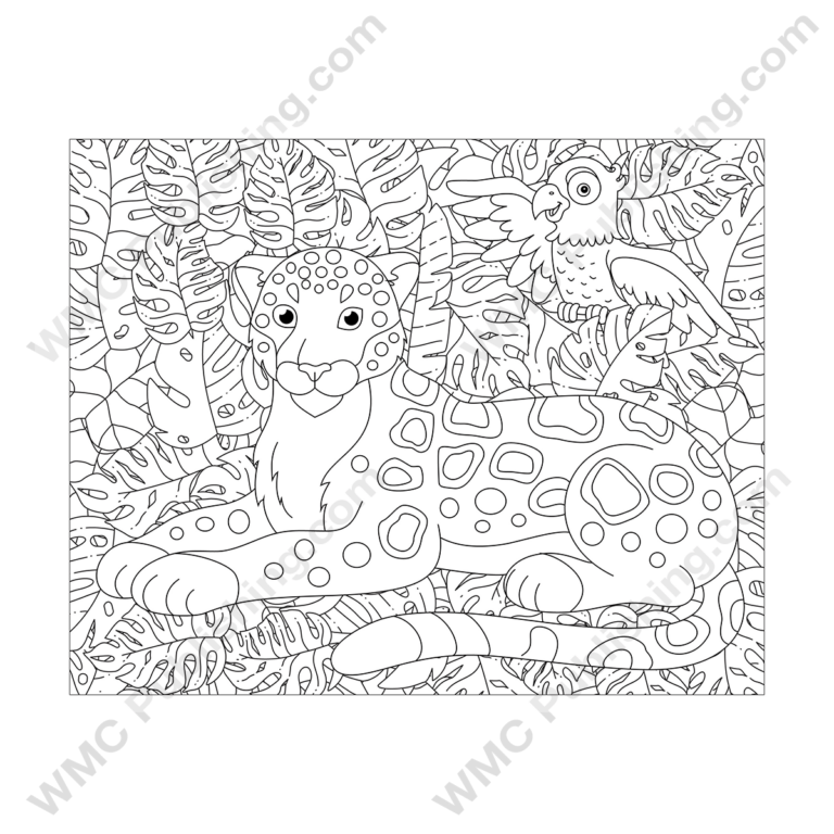 Leopard Coloring Pages