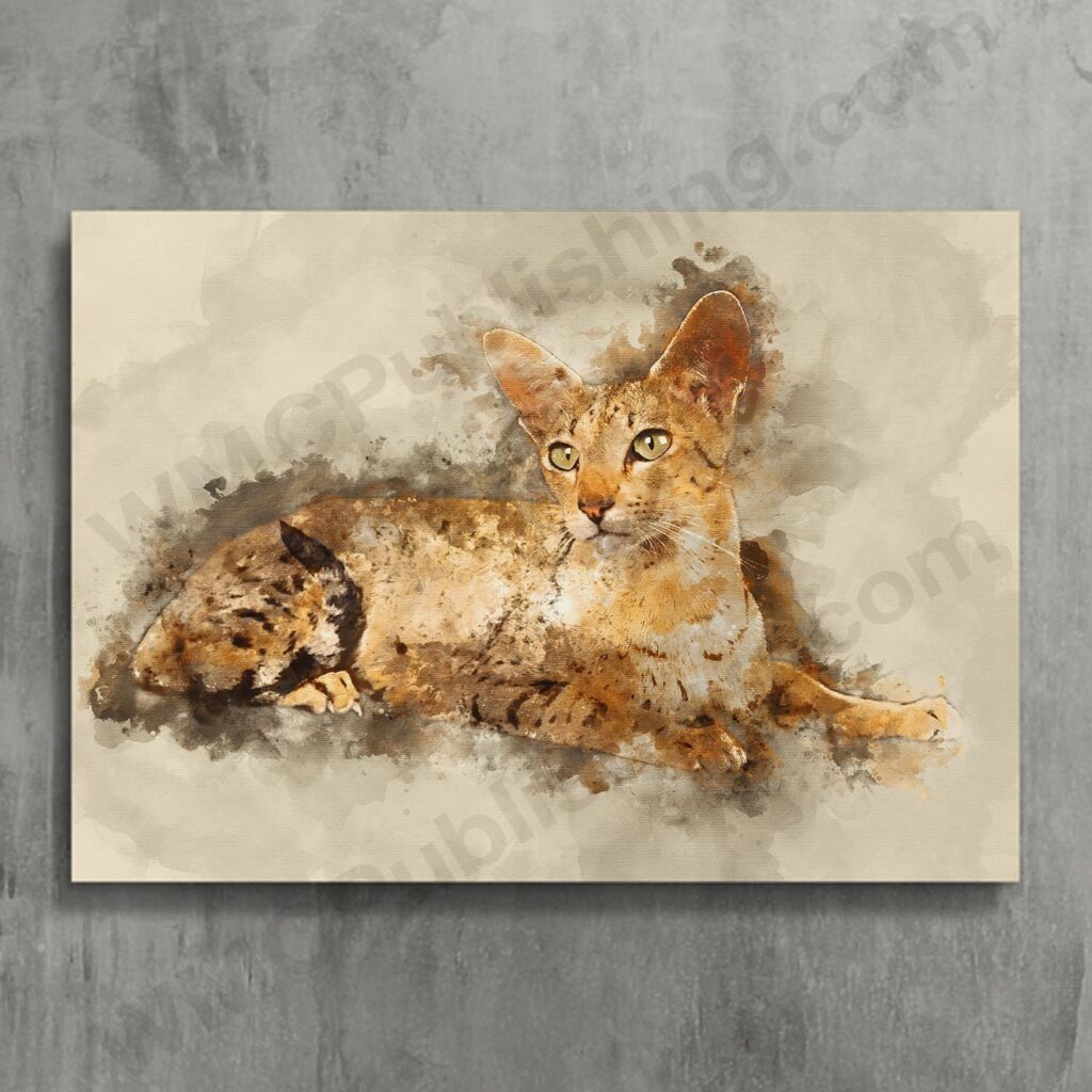Oriental Lynx Wall Art Print