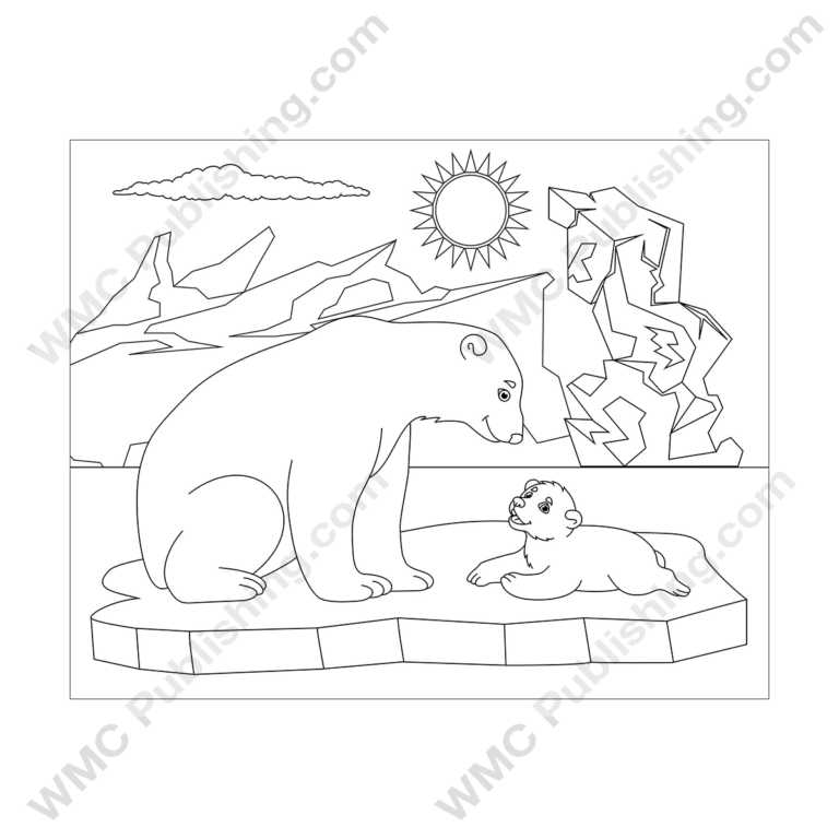 Polar Bear Coloring Pages