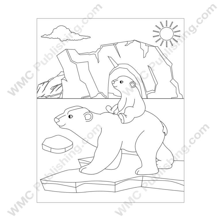 Polar Bear Coloring Pages