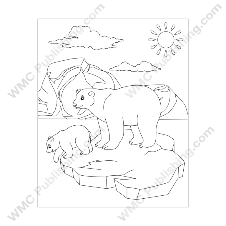 Polar Bear Coloring Pages
