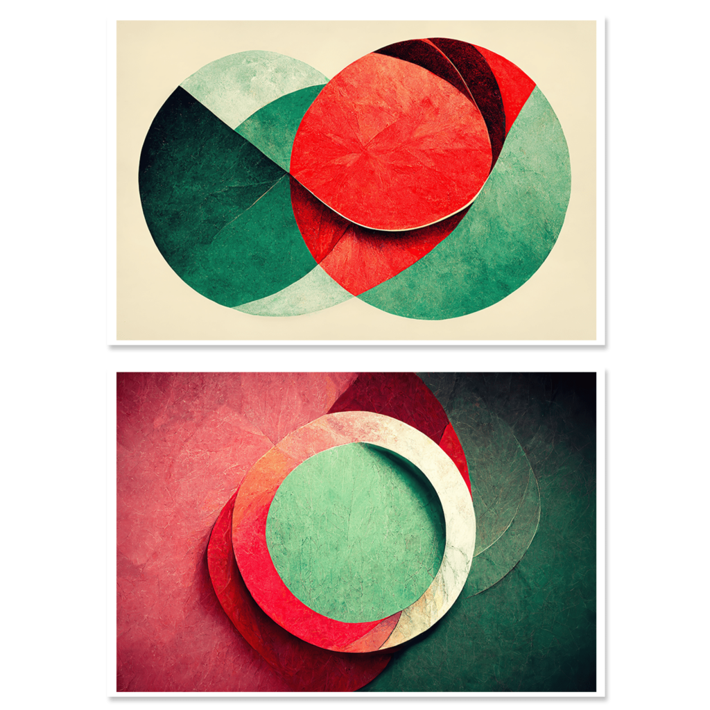 Red and Green Geometry