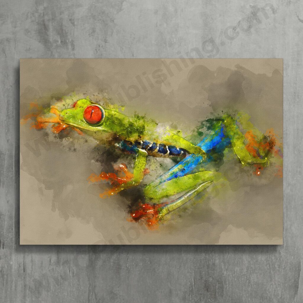 Red-eyed Tree Frog Wall Art Print