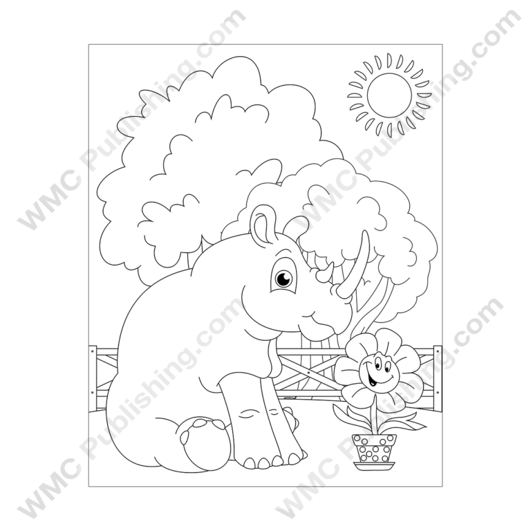 Rhino Coloring Pages