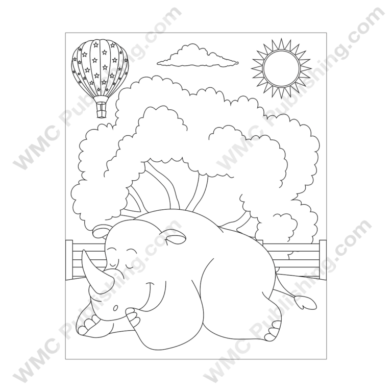 Rhino Coloring Pages