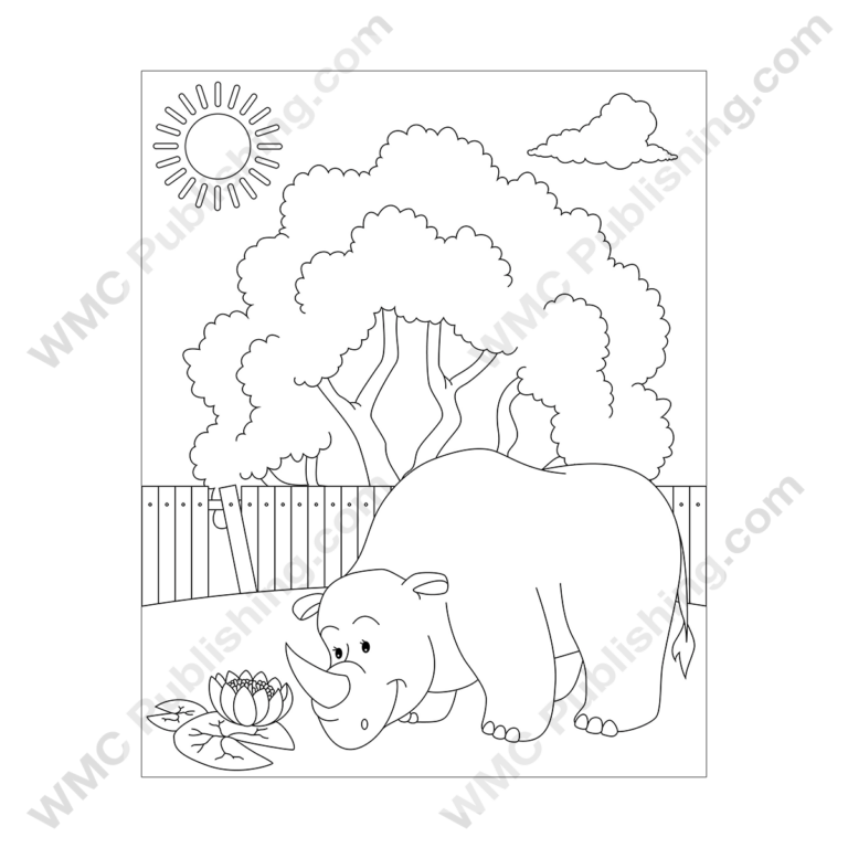 Rhino Coloring Pages