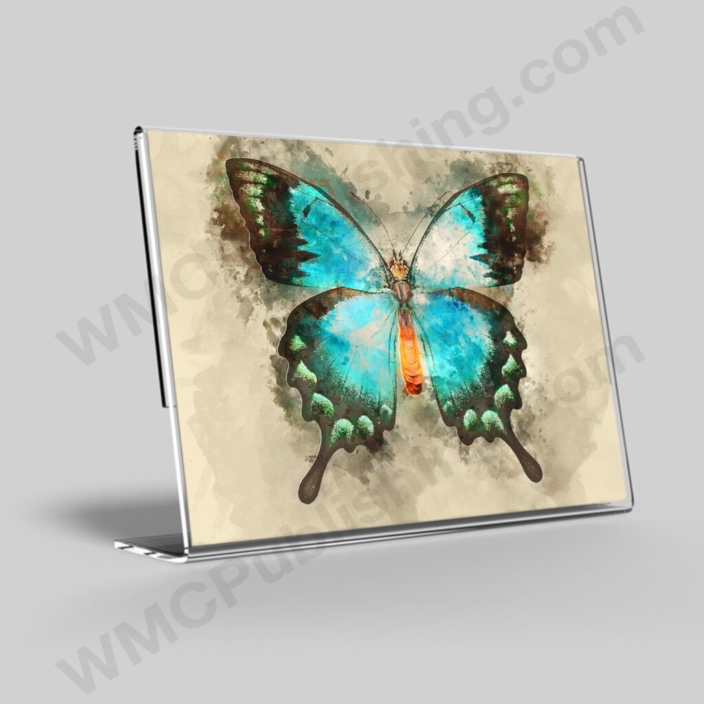 Sea Green Swallowtail Butterfly Wall Art Print