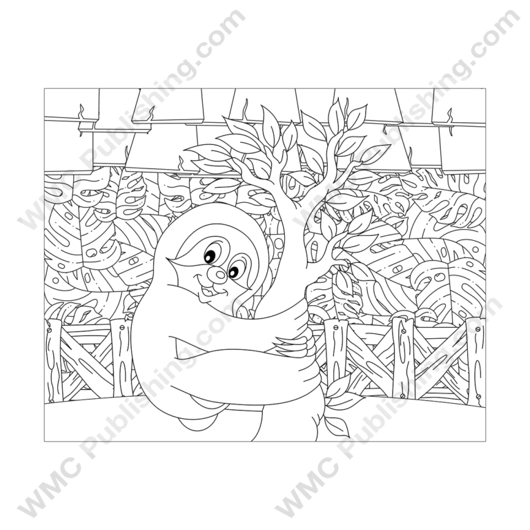 Sloth Coloring Pages