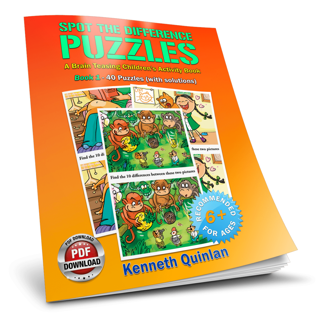 Spot the Difference Puzzles Book 1