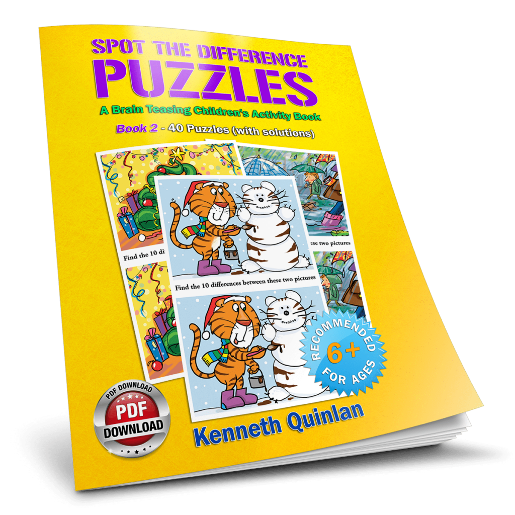 Spot the Difference Puzzles Book 2