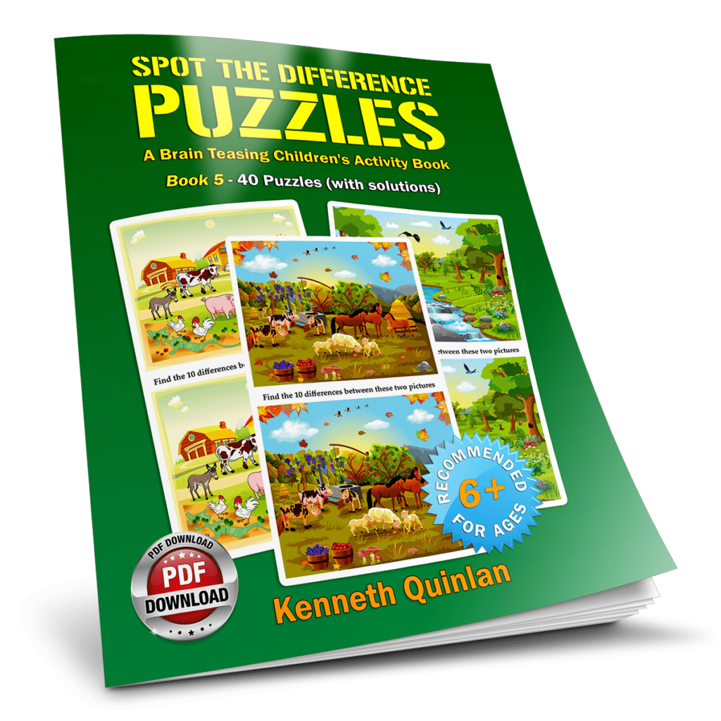 Spot the Difference Puzzles Book 5