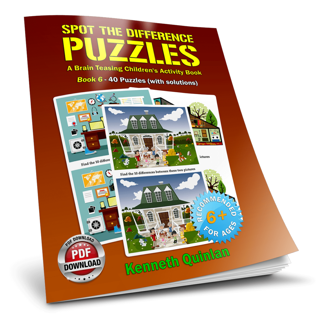 Spot the Difference Puzzles Book 6