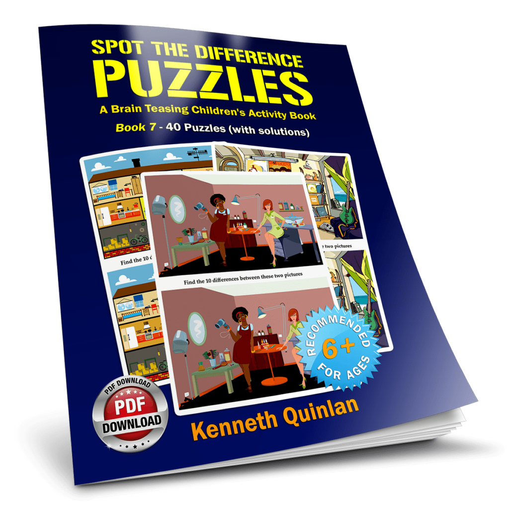 Spot the Difference Puzzles Book 7