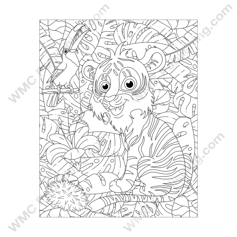 Tiger Coloring Pages