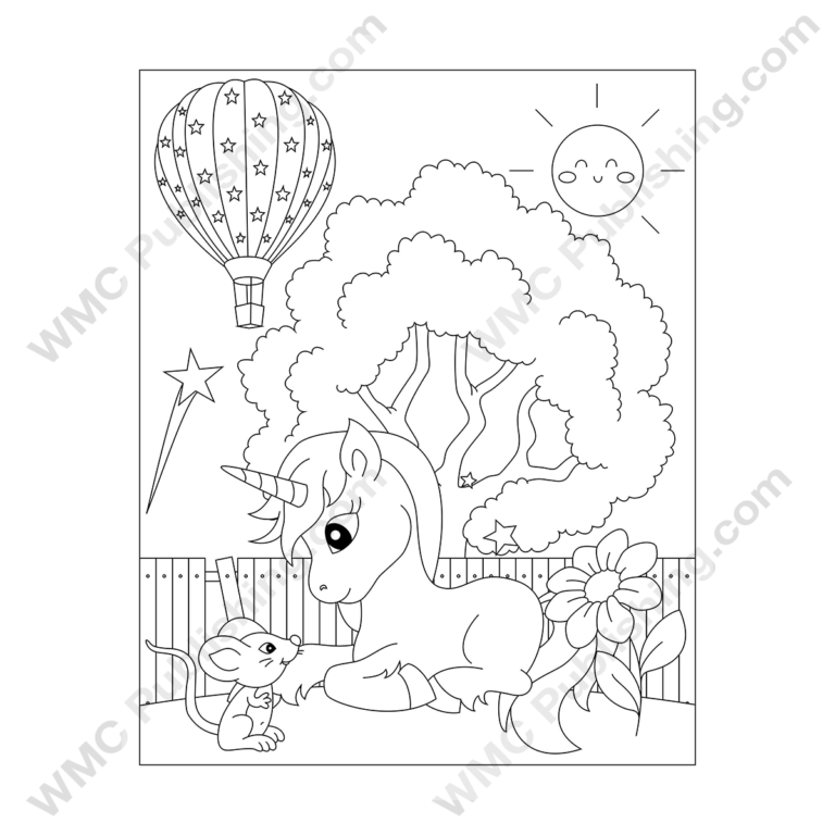 Unicorn Coloring Pages