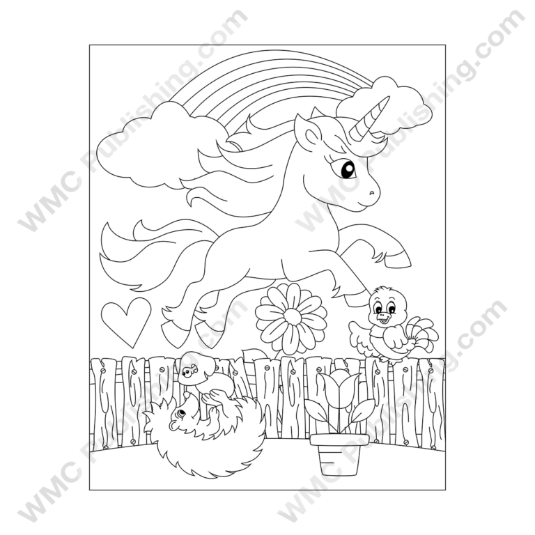 Unicorn Coloring Pages