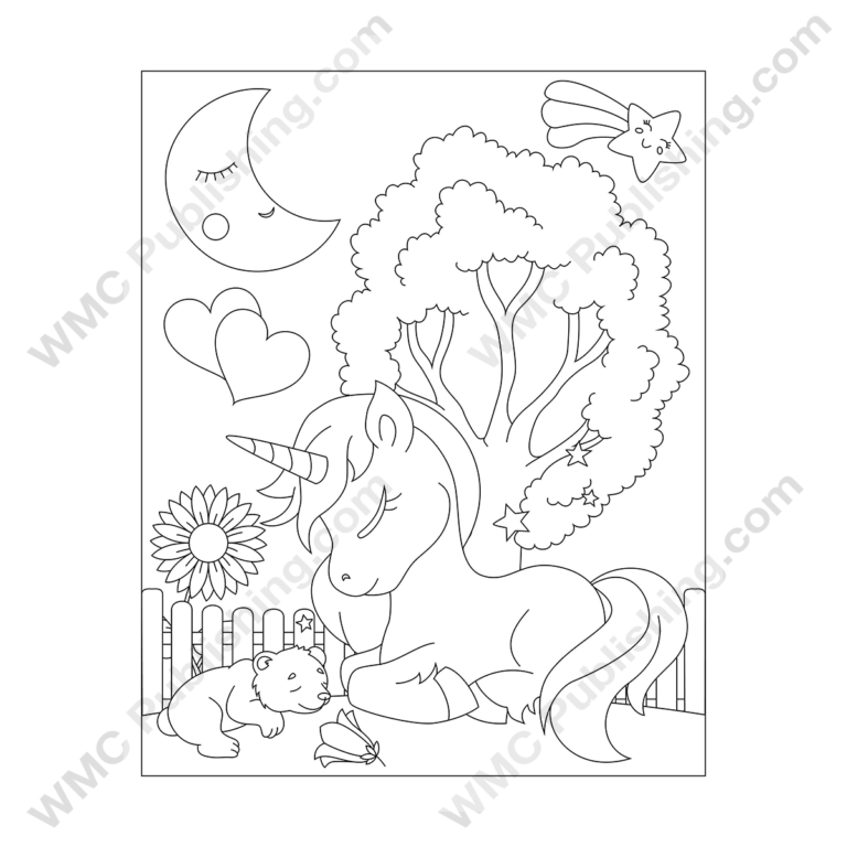 Unicorn Coloring Pages