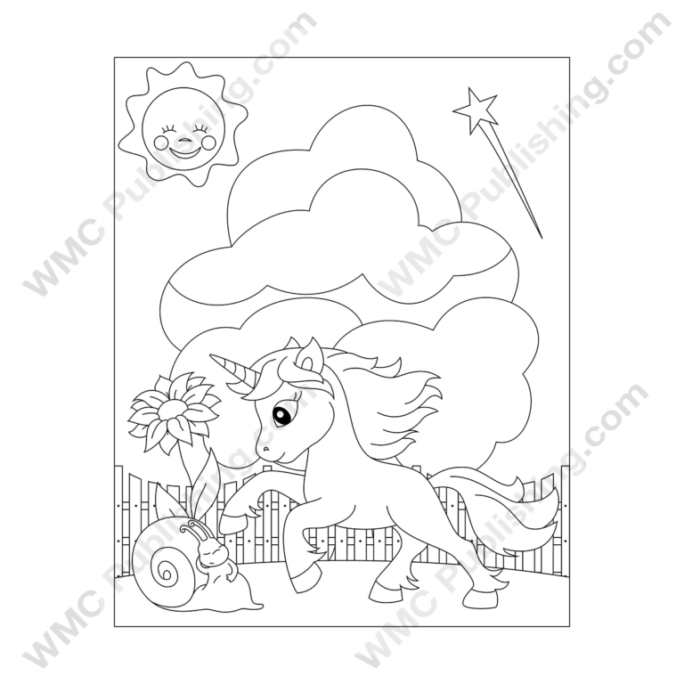 Unicorn Coloring Pages