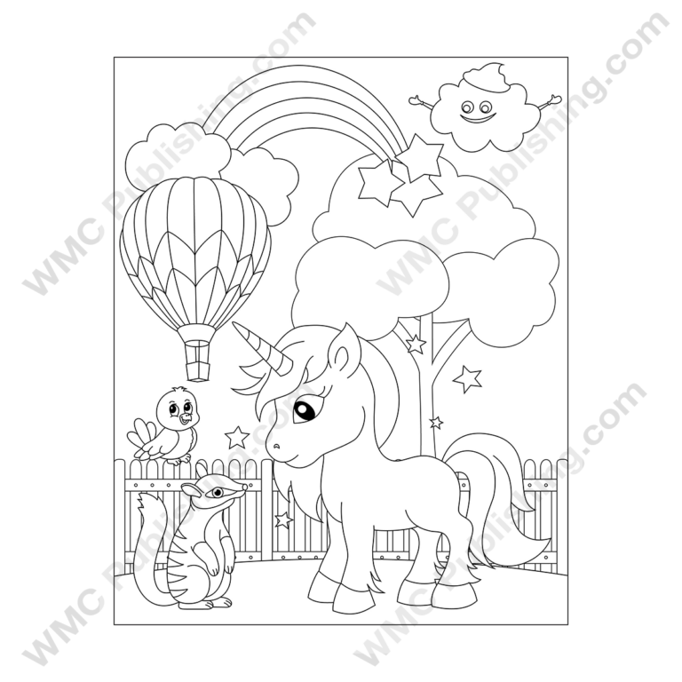 Unicorn Coloring Pages