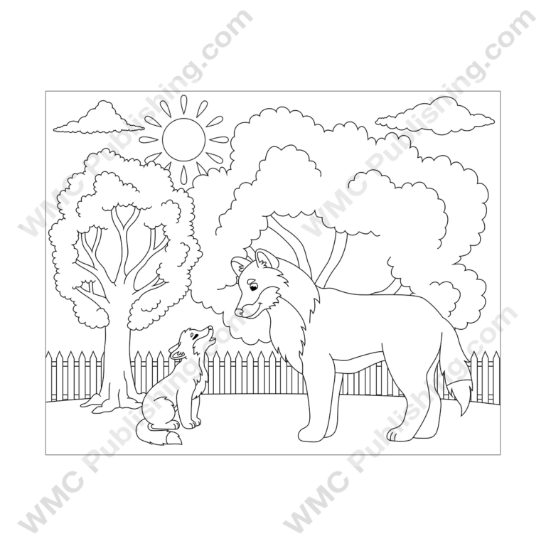 Wolf Coloring Pages