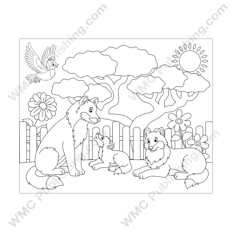 Wolf Coloring Pages