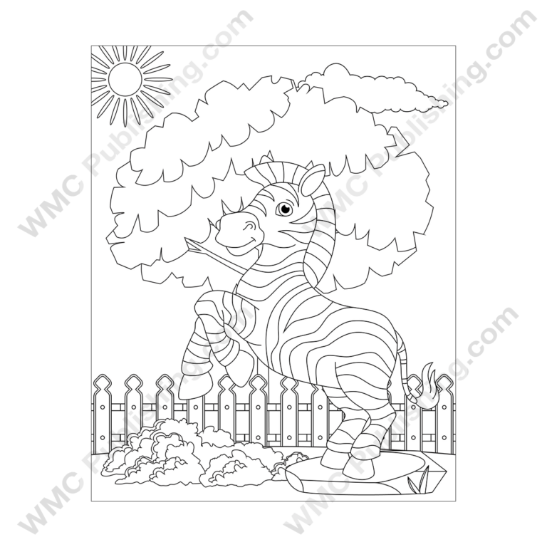 Zebra Coloring Pages