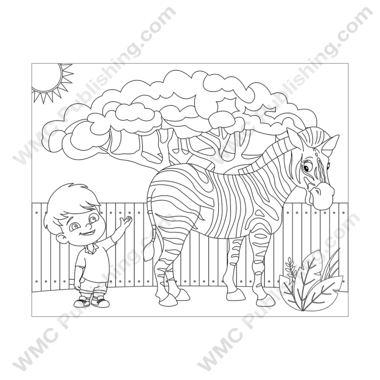 Zebra Coloring Pages